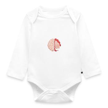 Christian Psychology Prayer Breakthrough - Organic Longsleeve Baby Bodysuit - white - Front