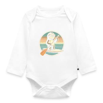 SUP paresseux - Body Bébé bio manches longues - blanc - Devant