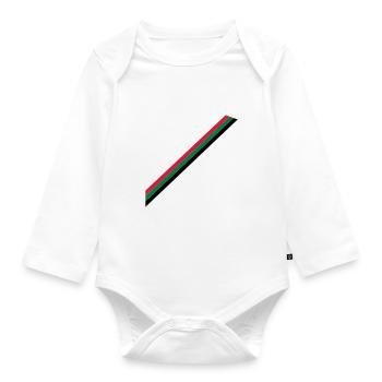country colours - Organic Longsleeve Baby Bodysuit - white - Front