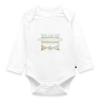 Autoverkäufer - Baby Bio-Langarm-Body - Weiß - Vorne