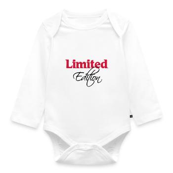 Limited Edition - Baby Bio-Langarm-Body - Weiß - Vorne