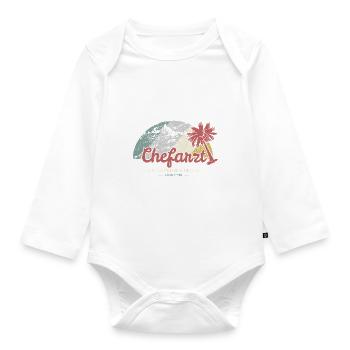 Chefarzt - Baby Bio-Langarm-Body - Weiß - Vorne