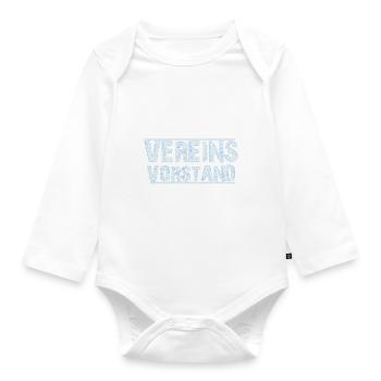 Vereinsvorstand Verein - Baby Bio-Langarm-Body - Weiß - Vorne