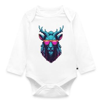 Wendigo / Evil Spirit / Possessive / Horror - Organic Longsleeve Baby Bodysuit - white - Front
