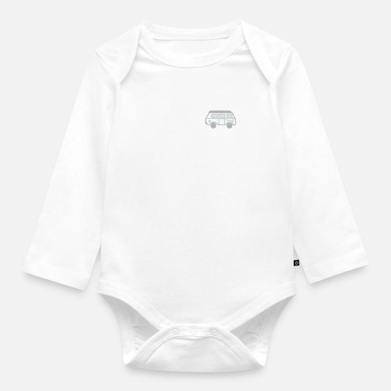 Camper - Baby Bio-Langarm-Body - Weiß