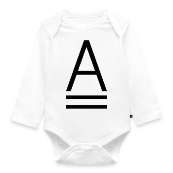 A Cat-logo - Body Bébé bio manches longues - blanc - Devant