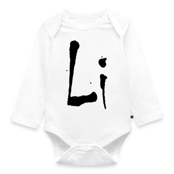 Li - Body Bébé bio manches longues - blanc - Devant