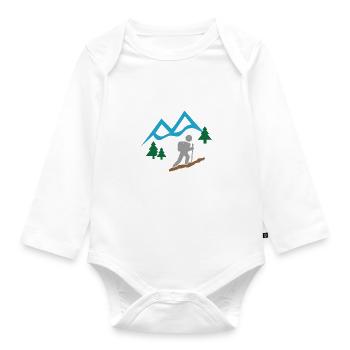 J'peux pas j'ai rando - Body Bébé bio manches longues - blanc - Devant