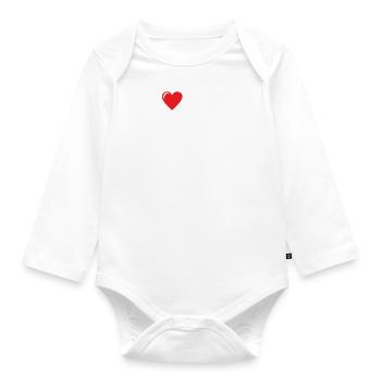 J’adore ma carpe Koi - Body Bébé bio manches longues - blanc - Devant