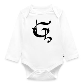 G - Body Bébé bio manches longues - blanc - Devant