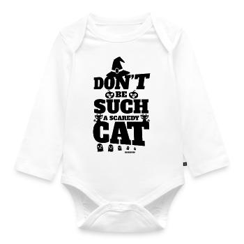 Halloween for Kids - Organic Longsleeve Baby Bodysuit - white - Front