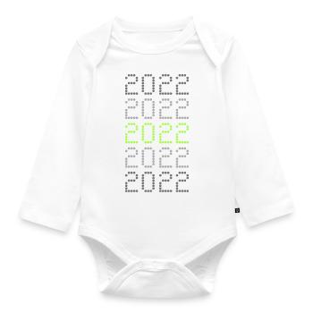 Witzig 2022 - Baby Bio-Langarm-Body - Weiß - Vorne