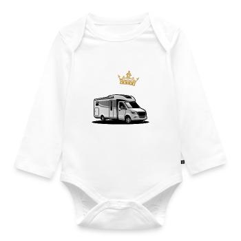 Camper Princesse-Camper Princesse - Body Bébé bio manches longues - blanc - Devant