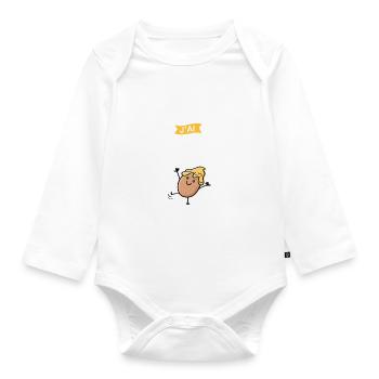Je peux pas j ai Raclette - Body Bébé bio manches longues - blanc - Devant