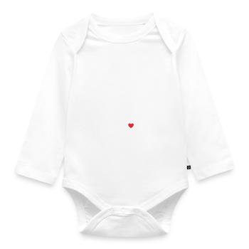 J’adore le volleyball - Body Bébé bio manches longues - blanc - Devant