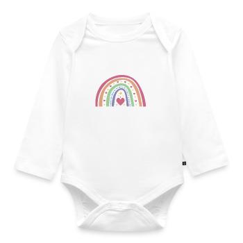 Teacher Assistant School Educator Substitute - Baby Bio-Langarm-Body - Weiß - Vorne