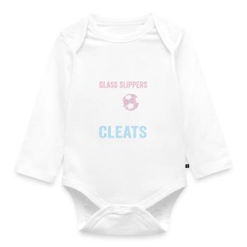 forg Oubliez les pantoufles de verre Apportez-moi les crampons - Body Bébé bio manches longues - blanc - Devant