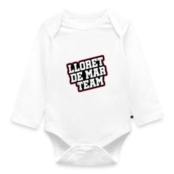 Lloret De Mar Team - Organic Longsleeve Baby Bodysuit - white - Front
