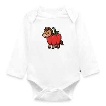 Pepper-Pony - Baby Bio-Langarm-Body - Weiß - Vorne