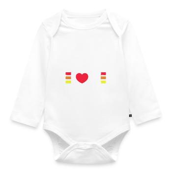J’aime vraiment le design de films de vacances - Body Bébé bio manches longues - blanc - Devant