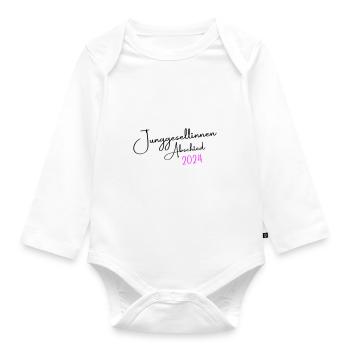 Hen Party 2024 Hen - Organic Longsleeve Baby Bodysuit - white - Front