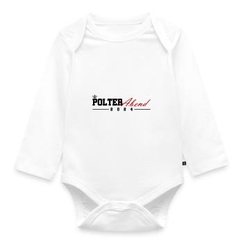 Polterabend 2024 - Baby Bio-Langarm-Body - Weiß - Vorne