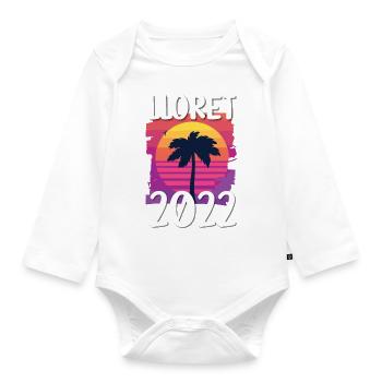 Lloret De Mar 2022 - Organic Longsleeve Baby Bodysuit - white - Front