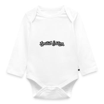 Limited Edition - Baby Bio-Langarm-Body - Weiß - Vorne