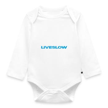 Sail Fast Liveslow blanc - Body Bébé bio manches longues - blanc - Devant
