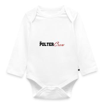 Polter Crew Verlobung Hochzeit - Baby Bio-Langarm-Body - Weiß - Vorne
