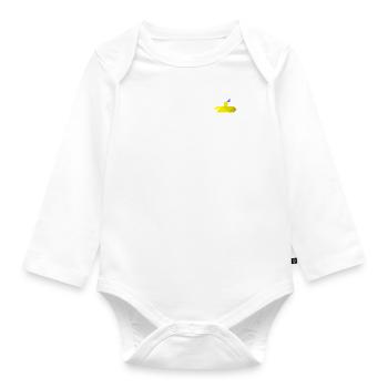 Sous-marin - Tangram - Body Bébé bio manches longues - blanc - Devant
