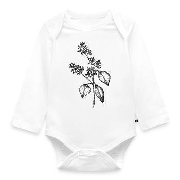Eucalyptus - Organic Longsleeve Baby Bodysuit - white - Front
