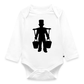 Hummel 1c - Baby Bio-Langarm-Body - Weiß - Vorne