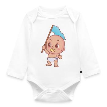 Baby Revolution - Baby Bio-Langarm-Body - Weiß - Vorne