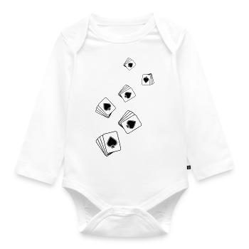Map Icon Icon - Organic Longsleeve Baby Bodysuit - white - Front