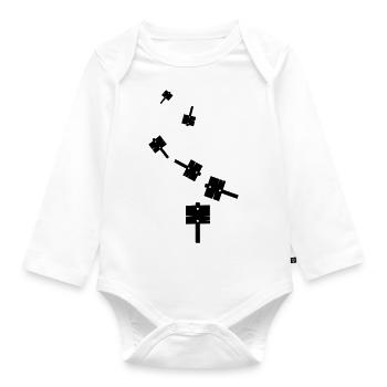 Icône de signalisation - Body Bébé bio manches longues - blanc - Devant