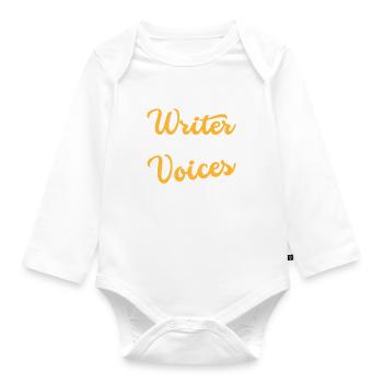 I'm A Writer Quote Funny Author Novelist Writing - Baby Bio-Langarm-Body - Weiß - Vorne