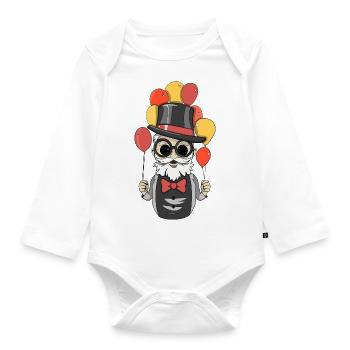 Conception de grand-père de fête - Body Bébé bio manches longues - blanc - Devant