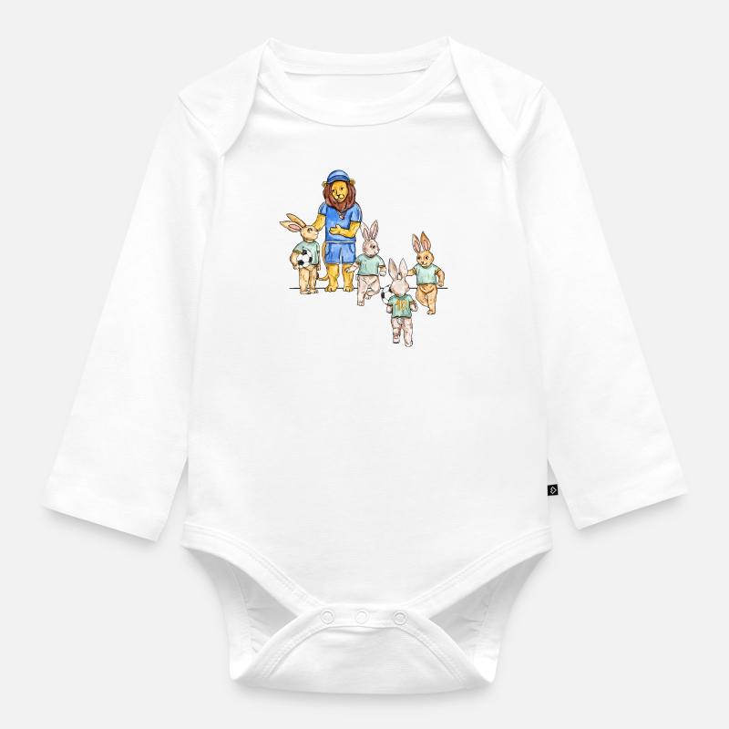 Fairness - Baby Bio-Langarm-Body - Weiß