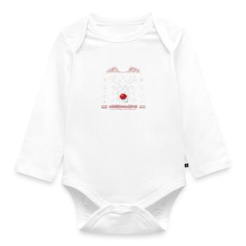 Rudolph Hirsch Pullover - Baby Bio-Langarm-Body - Weiß - Vorne