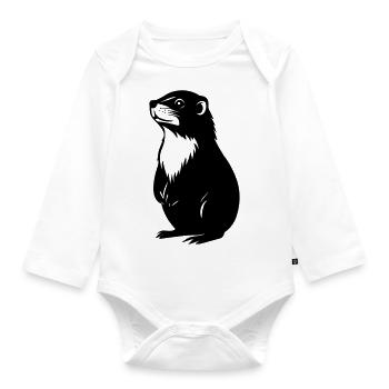 Marmot - Organic Longsleeve Baby Bodysuit - white - Front