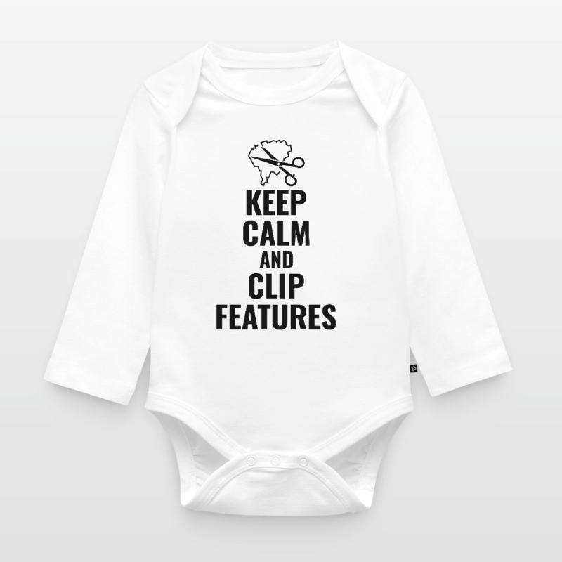GIS Mapping Data Clip Features Spatial Geoinfo Organic Longsleeve Baby Bodysuit