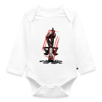 The defeated: Witch Vampire Monster - Organic Longsleeve Baby Bodysuit - white - Front
