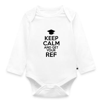 Trainee teacher Teacher Gift idea - Organic Longsleeve Baby Bodysuit - white - Front