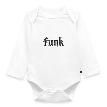 Funk Funky Vintage - Organic Longsleeve Baby Bodysuit - white - Front