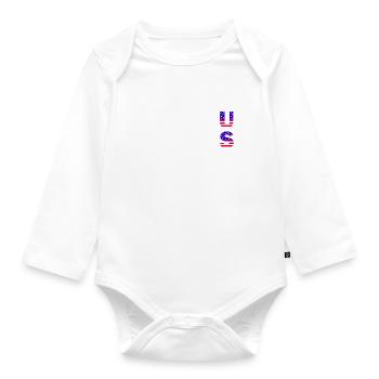 Élections américaines 2024 - Body Bébé bio manches longues - blanc - Devant