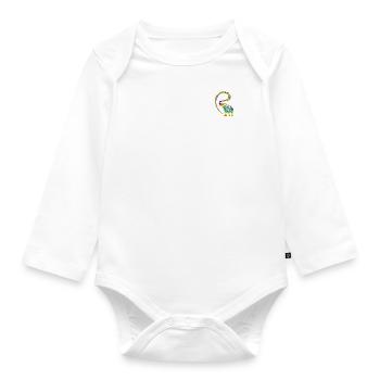 Amour sans limites éléphant LGBT Pride - Body Bébé bio manches longues - blanc - Devant