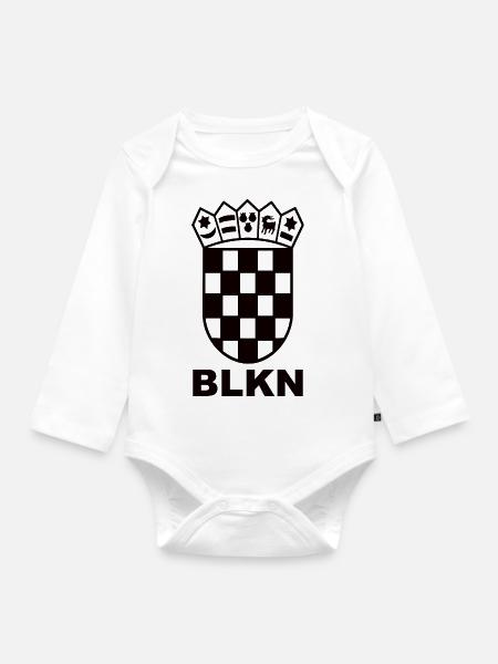 Balkan - Baby Bio-Langarm-Body - Weiß