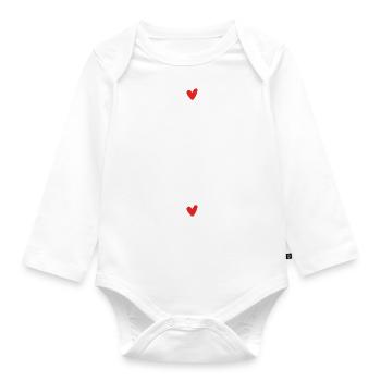 Bonne fête au meilleur des papas - Body Bébé bio manches longues - blanc - Devant