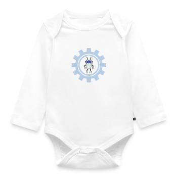 Ingénieur en robotique Ironic Robot Fan - Body Bébé bio manches longues - blanc - Devant